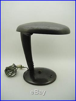 Machine Age Norman Bel Geddes Cobra Vintage Desk Table Lamp Design
