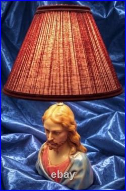 16 Original Vintage Fine Art MCM Mid-Century Modern JESUS CHRIST Statue Lamp