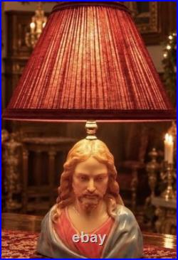 16 Original Vintage Fine Art MCM Mid-Century Modern JESUS CHRIST Statue Lamp