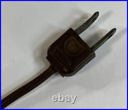 1960s Vintage MCM Atomic Table Lamp Teal UFO Ribbed Beehive Cone Shade Tripod