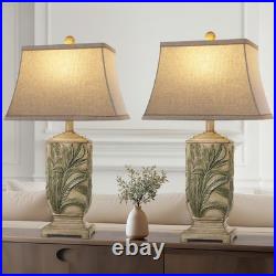 25 Vintage Table Lamps, 3 Color Temperature Rustic Retro Beside Lamp Set of