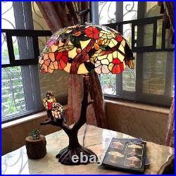 29 Antique Vintage Style Stained Glass Table Lamp