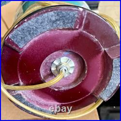 2 LARGE VINTAGE CHINESE PORCELAIN ceramic LAMPS. HAND PAINTED. FLORAL PEONIES