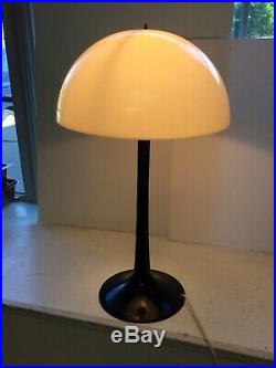 60's Vintage Mid Century Modern plastic Mushroom Table Lamp