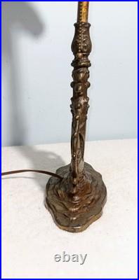 Antique Depression Era Spanish Revival Ship Lamp w Fat Boy Pull Chain Sockets
