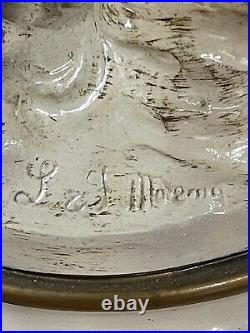 Antique L&F Moreau Angel/Cherub Table Lamp Francaise Collection Signed