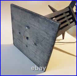 Antique Mission Arts Crafts Oak Mica Lamp Roycroft Stickley Handel Era, 1910