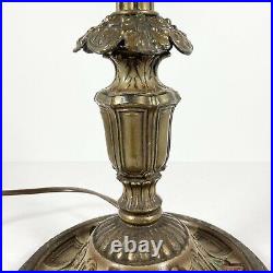 Antique Original Finish Salem Brothers 1920/30's Art Deco Table Lamp Reeded