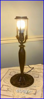 Antique Pittsburg Glass Co Obverse Painted Glass Shade #2051 Antique Pittsburg Glass Co Obverse Painted Glass Shade #2051