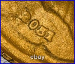 Antique Pittsburg Glass Co Obverse Painted Glass Shade #2051