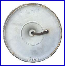 Antique Slag Glass Table Lamp 6 Panel Green Floral Overlay Shade Antique Slag Glass Table Lamp 6 Panel Green Floral Overlay Shade