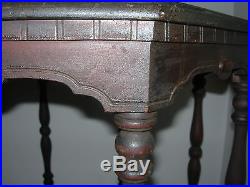Antique Vintage Octagonal End Coffee Lamp Table Mahogany Federal Original