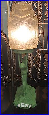 Art Deco Nuart Table Lamp Retro Vintage 30s