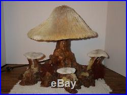Authentic Vintage Magic Mushroom Coral Lamp