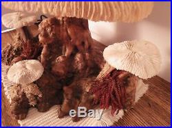 Authentic Vintage Magic Mushroom Coral Lamp