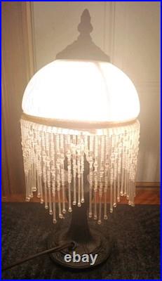 Authentic Vintage Victorian Revival Boudoir Lamp by Paul Sahlin Tiffanys 1982