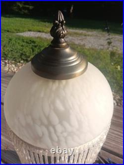 Authentic Vintage Victorian Revival Boudoir Lamp by Paul Sahlin Tiffanys 1982