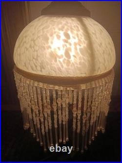 Authentic Vintage Victorian Revival Boudoir Lamp by Paul Sahlin Tiffanys 1982