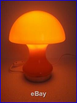 Beautiful Vintage Table Lamp / Mid Century Modernist Mushroom Shaped Lamp /1970s