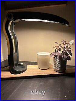 Black Toucan Lamp by H. T. Huang for Desk or Table Rare collectible lighting