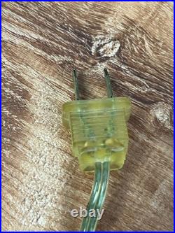 Blue Floral Glass Vintage Table Lamp 3-Way Light 23 Tall TESTED