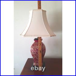 Bombay Company Oriental Accent Lamp Pair Vintage Designer Chinoiserie Home Decor