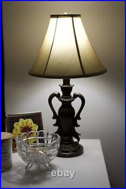 Bronzed Unique Antique Iron Table Lamp