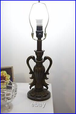 Bronzed Unique Antique Iron Table Lamp