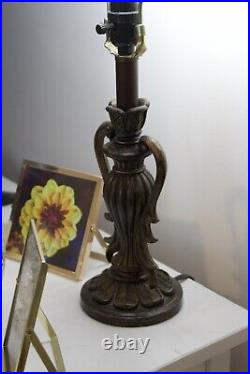 Bronzed Unique Antique Iron Table Lamp