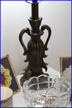 Bronzed Unique Antique Iron Table Lamp