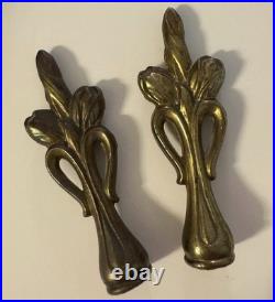 Capodimonte Porcelain Lamps (2) Brass Base GREEK MYTHOLOGY Satyrs Festive Scenes