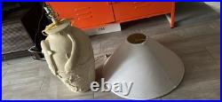 Ceramic Dolphin and Sea Life Table Lamp Vintage