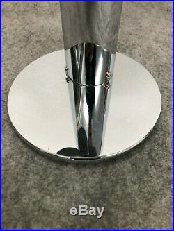 Chrom Tischlampe 70er 60er Vintage Space Age table lamp Design Sputnik