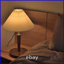 French Vintage Wooden Table Lamp