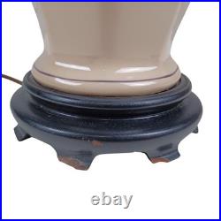 Ginger Jar Porcelain Table Lamp Floral Chinoiserie Vintage Asian Style 27