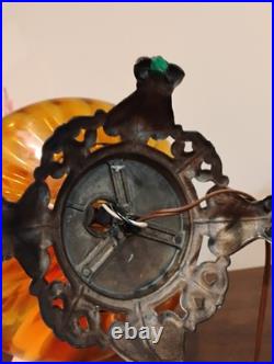 Gorgeous Vintage Blown Glass Table Lamp Hollywood Regency Style 1960s/1970s