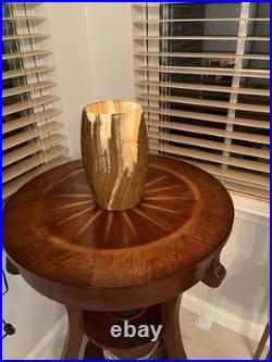 Gorgeous Vintage Onyx Stone Lamp