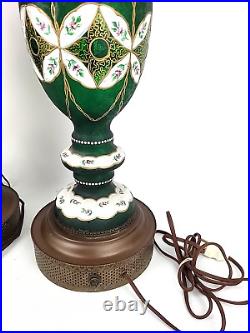 Green Antique Venetian Lamps