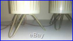 Hairpin Tripod MCM MID Century Modern Table Lamps Vintage