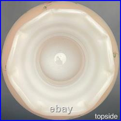 Hand Painted Double Ball Small Parlor/Boudoir 3-Way Electric Lamp c1960 USA 14t