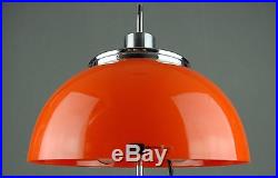 Harvey GUZZINI Table Lamp Vintage iGuzzini Panton Space Age Orange 1970s 60s Era