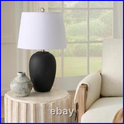 Home 23 Olive Green Ceramic Pot Table Lamp for Bedroom, Living Room, Dining Off