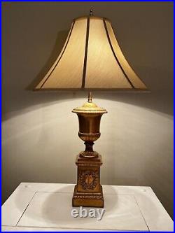 Italian Borghese Lamp Vintage Depression Era 1920's Gold Gilt Solid