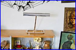 Koch Lowy Vtg Mid Century Modern Chrome Arm Desk Table Task Lamp Light Laurel