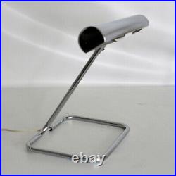 Koch Lowy Vtg Mid Century Modern Chrome Arm Desk Table Task Lamp Light Laurel