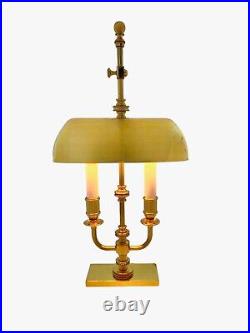 Lamp French Style Tole Brass Bouillotte Metal Shade Vintage Classic Decor
