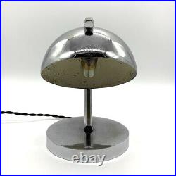 Lampe Moderniste Métal Vintage Modernist Table Lamp Design Art Deco Années 20