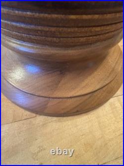 Large Vintage 1960s Ceramic Art Pottery Table Lamp Mid Century Modern Lighting