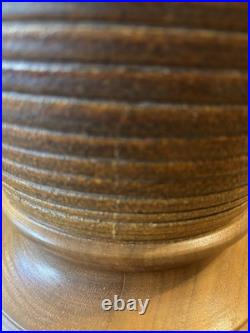 Large Vintage 1960s Ceramic Art Pottery Table Lamp Mid Century Modern Lighting