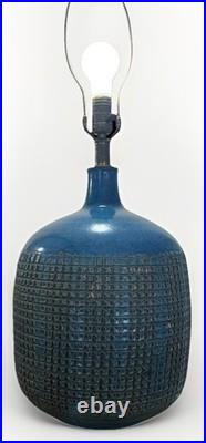 Large Vintage Design Technics Lee Rosen Mid Century Ceramic Pottery Table Lamp